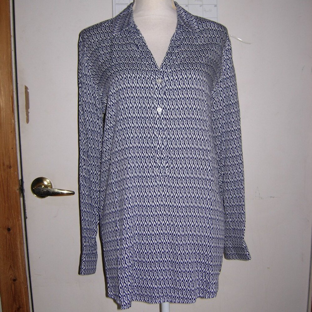Southern Tide Split Neck Tunic Fit Top M